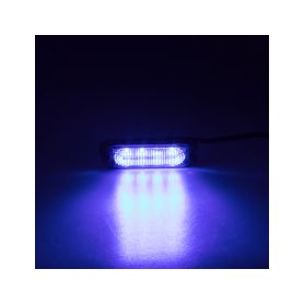 KF004EM5WBLU SLIM výstražné LED světlo vnější, modré, 12-24V, ECE R65 Vnější s ECE R65