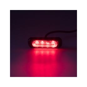 KF004EM5WRED SLIM výstražné LED světlo vnější, červené, 12-24V, ECE R10 Vnější ostatní
