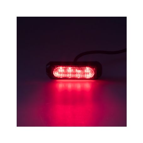 KF004EM5WRED SLIM výstražné LED světlo vnější, červené, 12-24V, ECE R10 Vnější ostatní
