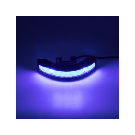 KF187BLU Výstražné LED světlo vnější, 12-24V, 12x3W, modré, ECE R65 Vnější s ECE R65