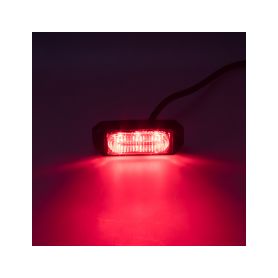 KF003EM5WRED SLIM výstražné LED světlo vnější, červené, 12-24V, ECE R10 Vnější ostatní