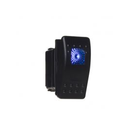 47122B Rocker spínač modré podsvětlení S LED diodou