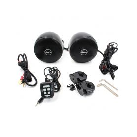RSM100BL Zvukový systém na motocykl, skútr, ATV s FM, USB, AUX, BT, barva černá Hobby sety