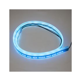 LFT60SLIMICEBLU nE LED silikonový extra plochý pásek ledově modrý 12 V, 60 cm LED pásky