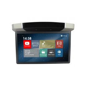 DS-157AGRC Stropní LCD monitor 15,6" šedý s OS. Android HDMI / USB, dálkové ovládání se snímačem pohybu Stropní monitory