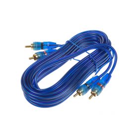 XS-2130 RCA audio kabel BLUE BASIC line, 3m Cinchové kabely + konektory