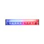 SRE911-AIR56BR LED rampa 1442mm, modrá/červená, 12-24V, ECE R65 Modré / červené 600-1400mm