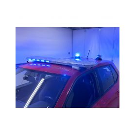 SRE911-AIR56SET LED rampa 1442mm, modrá/červená + 2x LED maják Modré / červené 600-1400mm