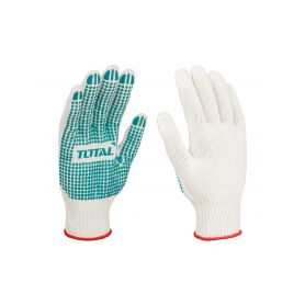 TOTAL-TOOLS TSP11102 Rukavice pletené bílé, vel. 10 (XL) Pracovní rukavice