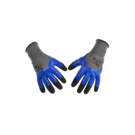 GEKO G73575 Ochranné pracovní rukavice, zesílené prsty, velikost 8 Pracovní rukavice