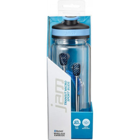 JAM Bezdrátová sportovní sluchátka HMDHX-EP510BL, modré + láhev na pití Výprodej Domácí elektro