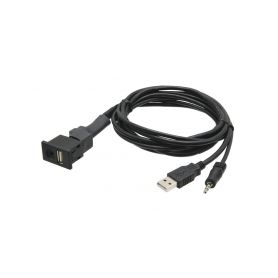 248847 USB+JACK konektor Mitsubishi USB/AUX kabely
