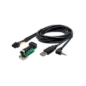 248859 USB+JACK konektor Nissan Pulsar (15-) USB/AUX kabely