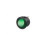 47038 Spínač kolébkový kulatý 20A zelený s podsvícením S LED diodou