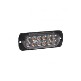KF012 SLIM výstražné LED světlo vnější, oranžové, 12V, 12 x 3W Vnější ostatní