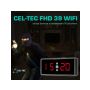 CEL-TEC 1610-008 FHD 39 WiFi hodiny IP kamery