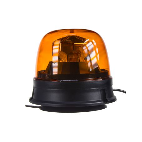 WL73 LED maják, 12-24V, 10x1,8W, oranžový, magnet, ECE R65 R10 LED magnetické