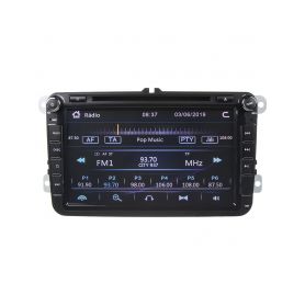 80891 Autorádio pro VW, Škoda s 8" LCD, GPS, multicolor, ČESKÉ MENU Pevné GPS navigace