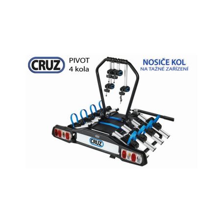 Nosič kol Cruz Pivot - 4 kola, na tažné zařízení Nosiče kol na tažné zařízení
