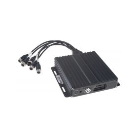 DVR41C Černá skříňka pro záznam obrazu ze 4 kamer, 1x slot SD Speciální záznamové kamery