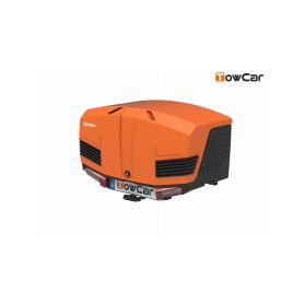 TowCar TowBox V3 oranžový, uzavřený, na tažné zařízení Přepravní boxy na tažné zařízení