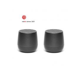 Bluetooth reproduktor LEXON TWIN MINO+ šedá metalíza Přenosné bezdrátové reproduktory