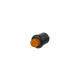 47052 Spínač kulatý 6A oranžová LED S LED diodou