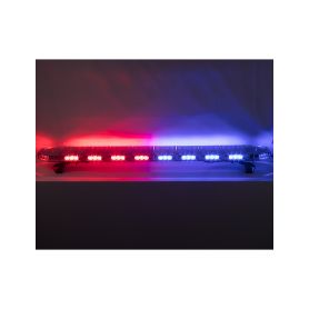 SRE911-AIR48BRS LED rampa 1200mm, modrá/červená, 12-24V, ECE R65 Modré / červené 600-1400mm