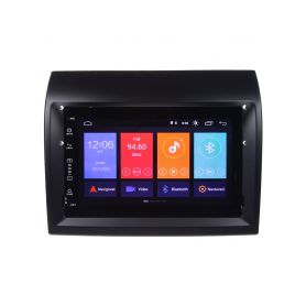80887A Autorádio pro FIAT/CITROEN/PEUGEOT s 7" LCD, Android 10.0, WI-FI, GPS, Mirror link, Bluetooth, 3xUSB Pevné GPS navigace