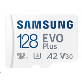Samsung Micro SDXC 128GB EVO Plus + SD adaptér Příslušenství záznamových kamer