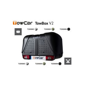 TowCar TowBox V2, na tažné zařízení Přepravní boxy na tažné zařízení