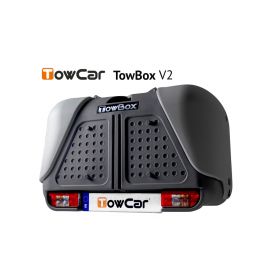 TowCar TowBox V2 šedý, na tažné zařízení Přepravní boxy na tažné zařízení