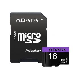 ADATA 1105-058 Premier MicroSDHC 16GB UHS-I Class10 + SD adaptér - 1