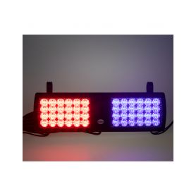 KF802BLRE PREDATOR dual LED vnitřní, 48x1W, 12-24V, červeno-modrý Vnitřní LED predátory