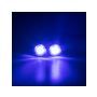 KF312BLU 2x PROFI výstražné LED světlo vnější modré, 12-24V, ECE R65 Vnější s ECE R65