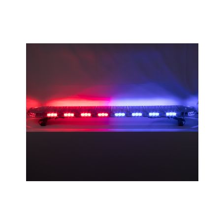 SRE911-AIR48BRS LED rampa 1200mm, modrá/červená, 12-24V, ECE R65 Modré / červené 600-1400mm
