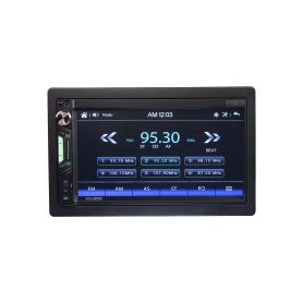 80871BTC 2DIN autorádio s 6,9" LCD, CarPlay, Android Auto, Bluetooth, USB, microSD, multicolor Multimediální autorádia