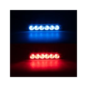 CH-077DUAL PROFI SLIM výstražné LED světlo vnější, modro-červené, 12-24V Vnější s ECE R65