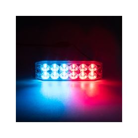 CH-078DUAL PROFI SLIM výstražné LED světlo vnější, modro-červené, 12-24V Vnější ostatní
