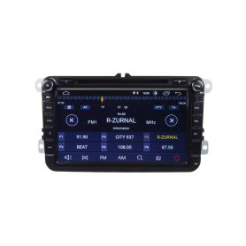 80891A Autorádio pro VW, Škoda s 8" LCD, Android 10.0, WI-FI, GPS, Carplay, Bluetooth, 3x USB Pevné GPS navigace