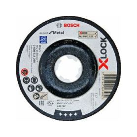 BOSCH 2608619259 Brusný kotouč Expert for Metal systému X-LOCK,125×6×22,23 - - 1