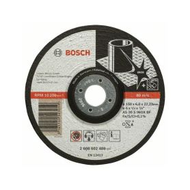 BOSCH 2608602489 Hrubovací kotouč profilovaný Expert for Inox - AS 30 S INOX BF, 150 mm, 6,0 mm - 316514052 - 1