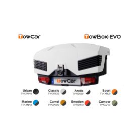 TowCar TowBox EVO, na tažné zařízení Přepravní boxy na tažné zařízení