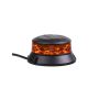 WL401 Robustní oranžový LED maják, černý hliník, 36W, ECE R65 LED magnetické