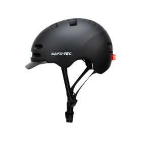 SAFE-TEC 2212-002 MTV23 Black M (55cm - 58cm) Chytré bluetooth helmy na kolo