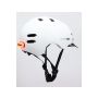 SAFE-TEC 2212-005 MTV23 White L (58cm - 61cm) Chytré bluetooth helmy na kolo