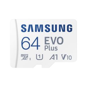 8064GCL10SAM Paměťová karta MicroSDXC 64GB 130M + adaptér, SAMSUNG EVO Plus - 1