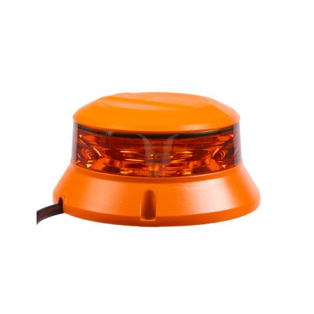 WL402FIX Robustní oranžový LED maják, oranž.hliník, 36W, ECE R65 LED pevná montáž