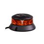 WL401FIX Robustní oranžový LED maják, černý hliník, 36W, ECE R65 LED pevná montáž