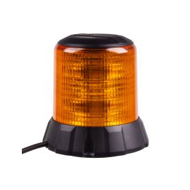 WL405 Robustní oranžový LED maják, černý hliník, 96W, ECE R65 - 1